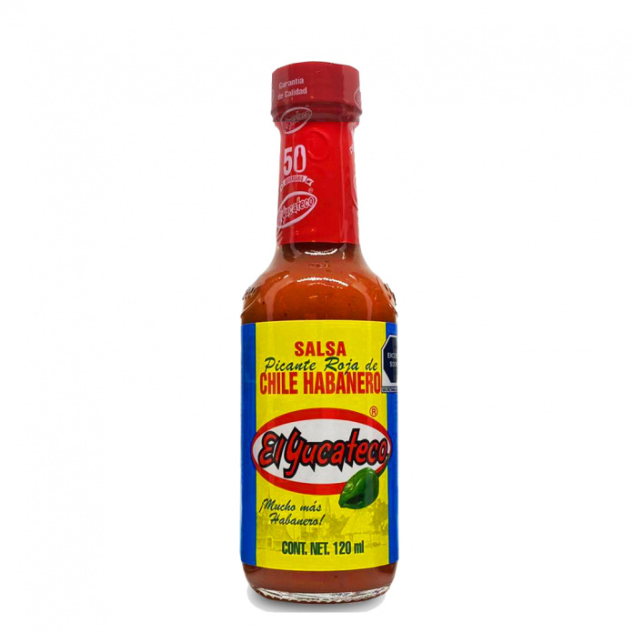 Meksykański ostry sos chili El Yucateco Habanera Roja